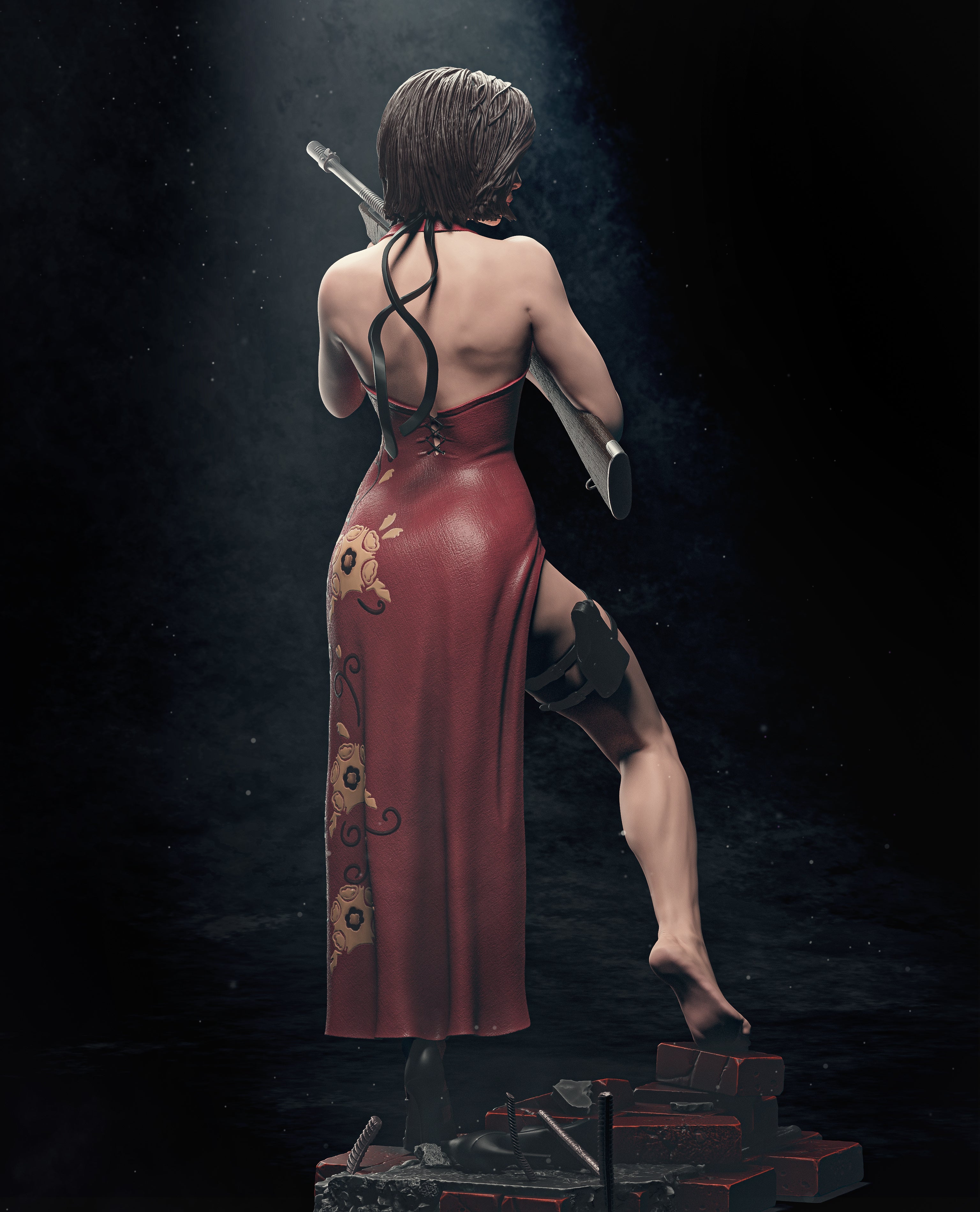 The Red Spy | Hand-Painted 14K 3D Resin Figures | Garage Kit