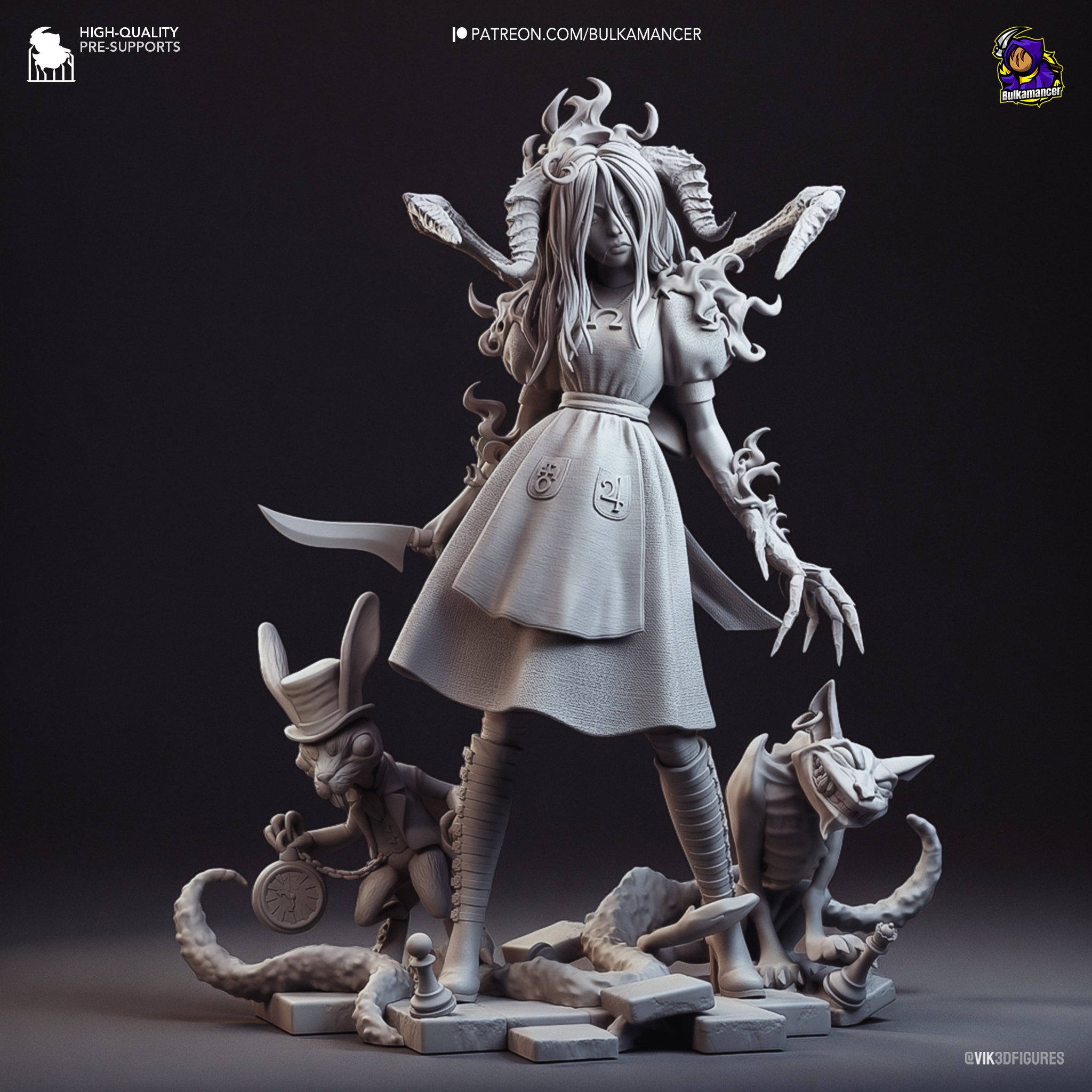 | Hand-Painted 14K 3D Resin Figures | Garage Kit