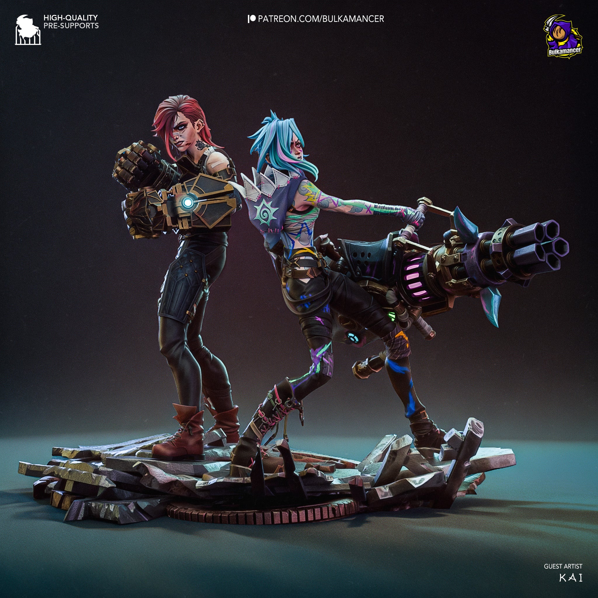 | Hand-Painted 14K 3D Resin Figures | Garage Kit