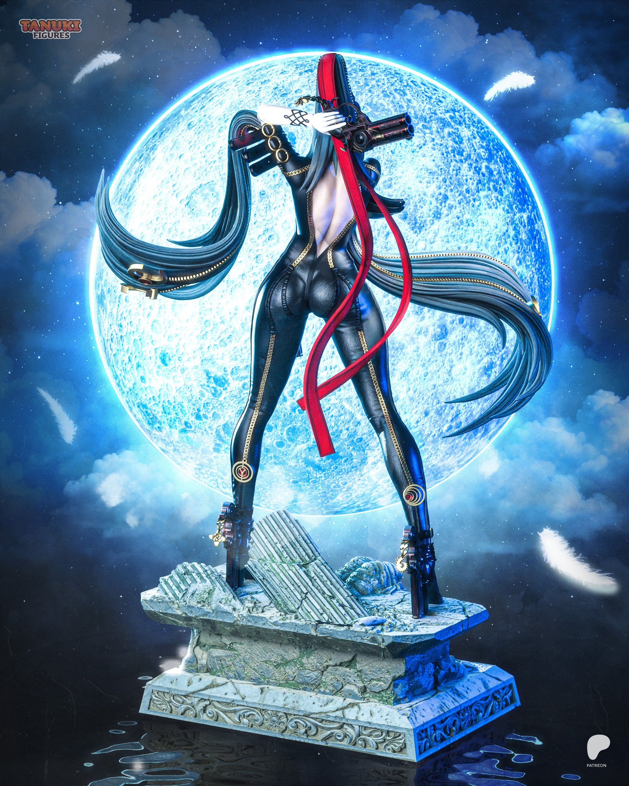 Elegant Gunslinger | Hand-Painted 14K 3D Resin Figures | Garage Kit