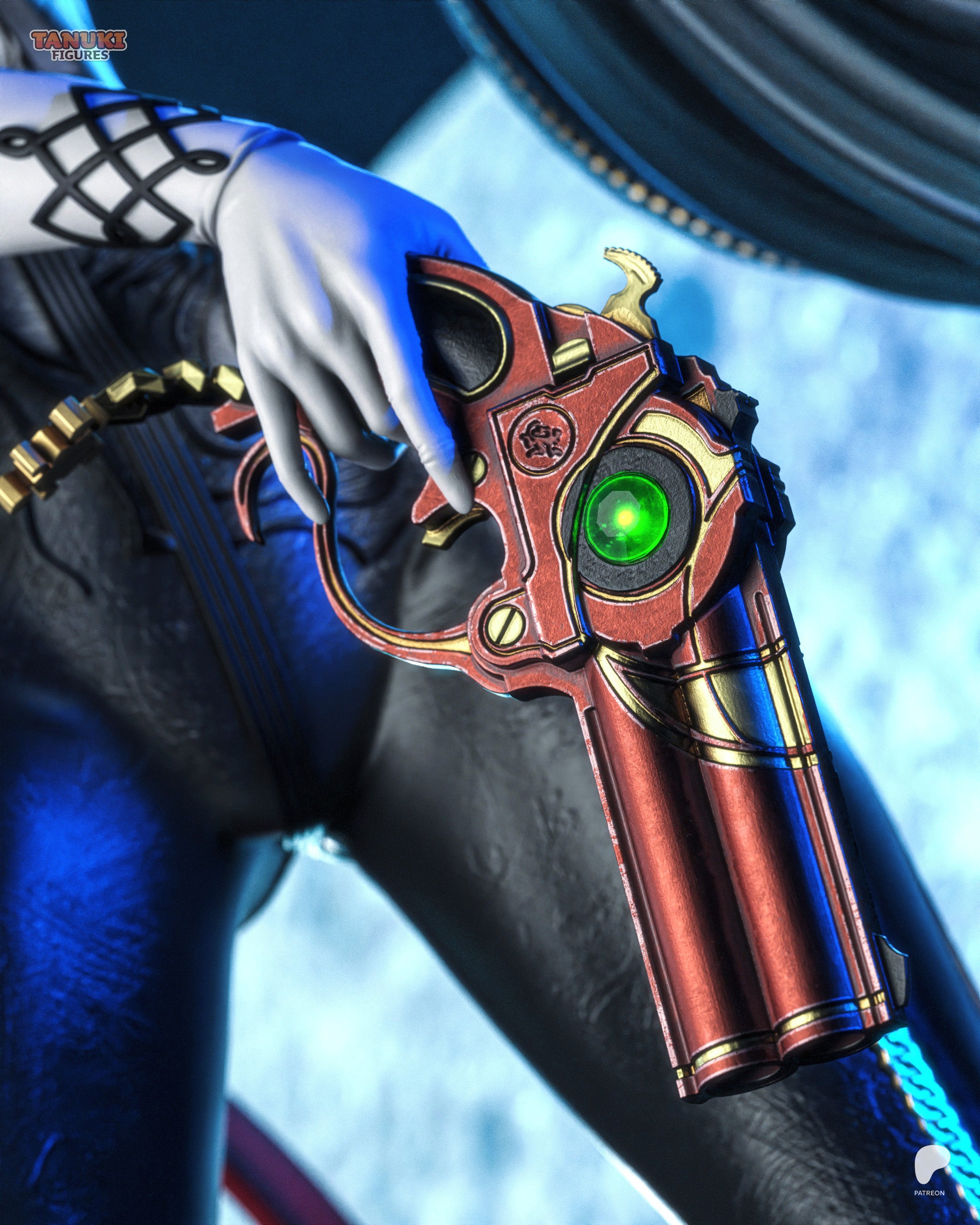 Elegant Gunslinger | Hand-Painted 14K 3D Resin Figures | Garage Kit