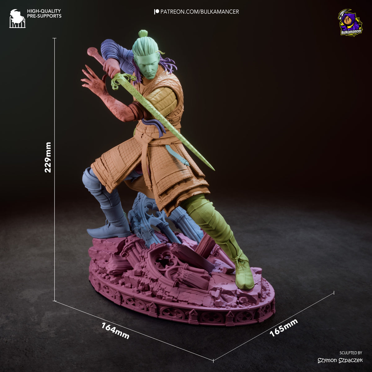 Coen — The Blood of Dawnwalker 1/8 dimensions reference