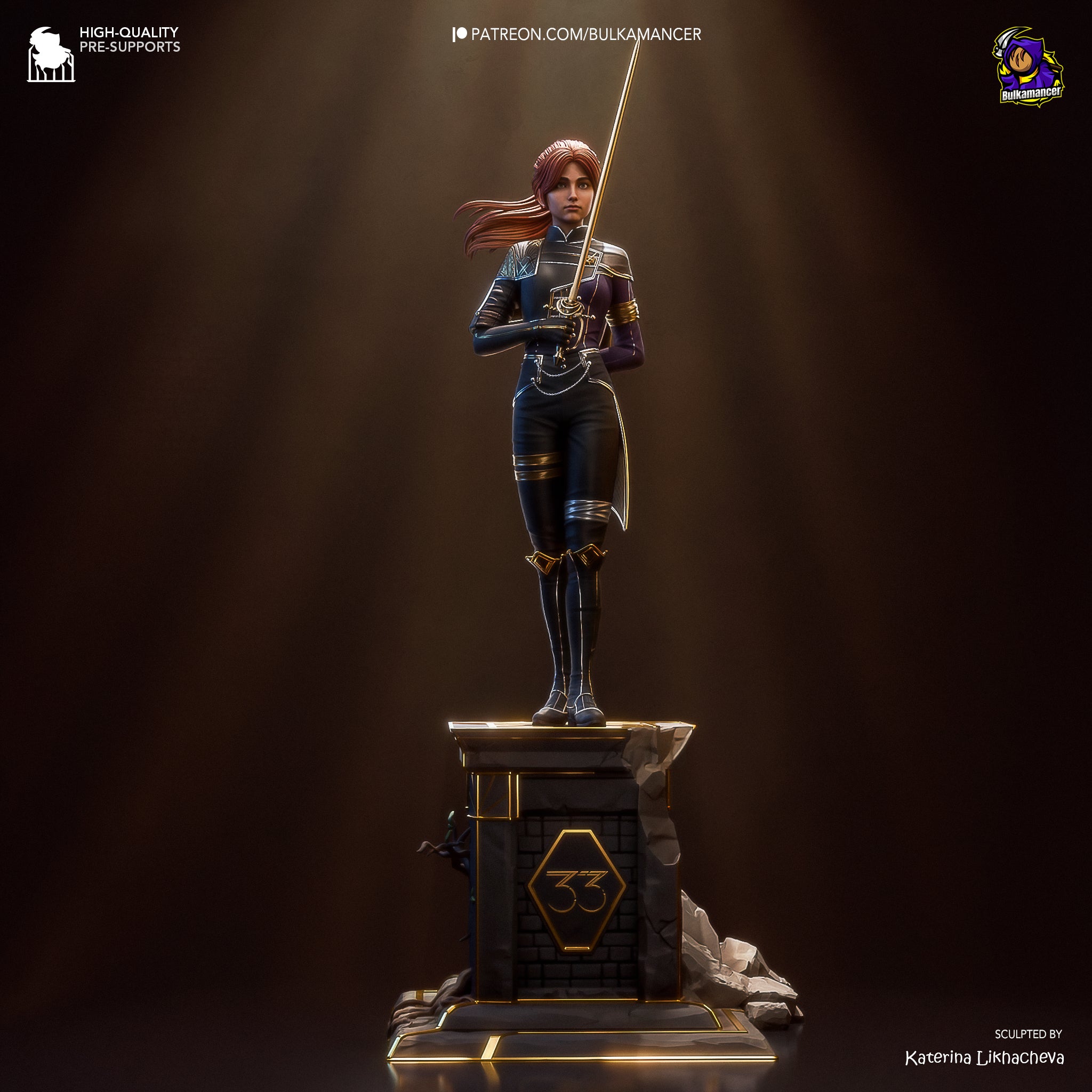 The Paintress | Hand-Painted 14K 3D Resin Figures | Garage Kit