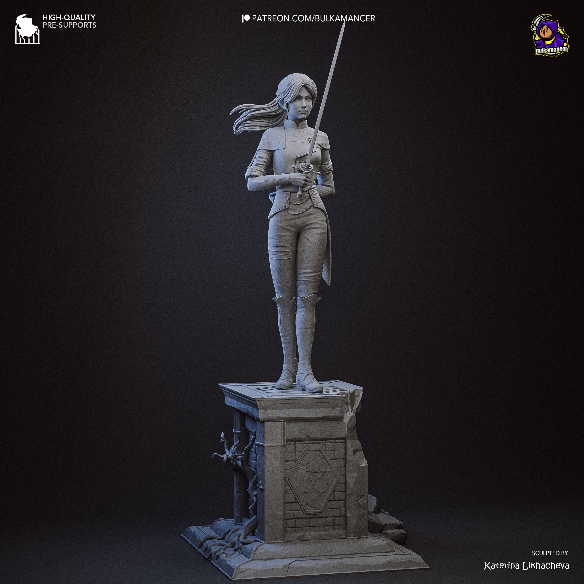 The Paintress | Hand-Painted 14K 3D Resin Figures | Garage Kit