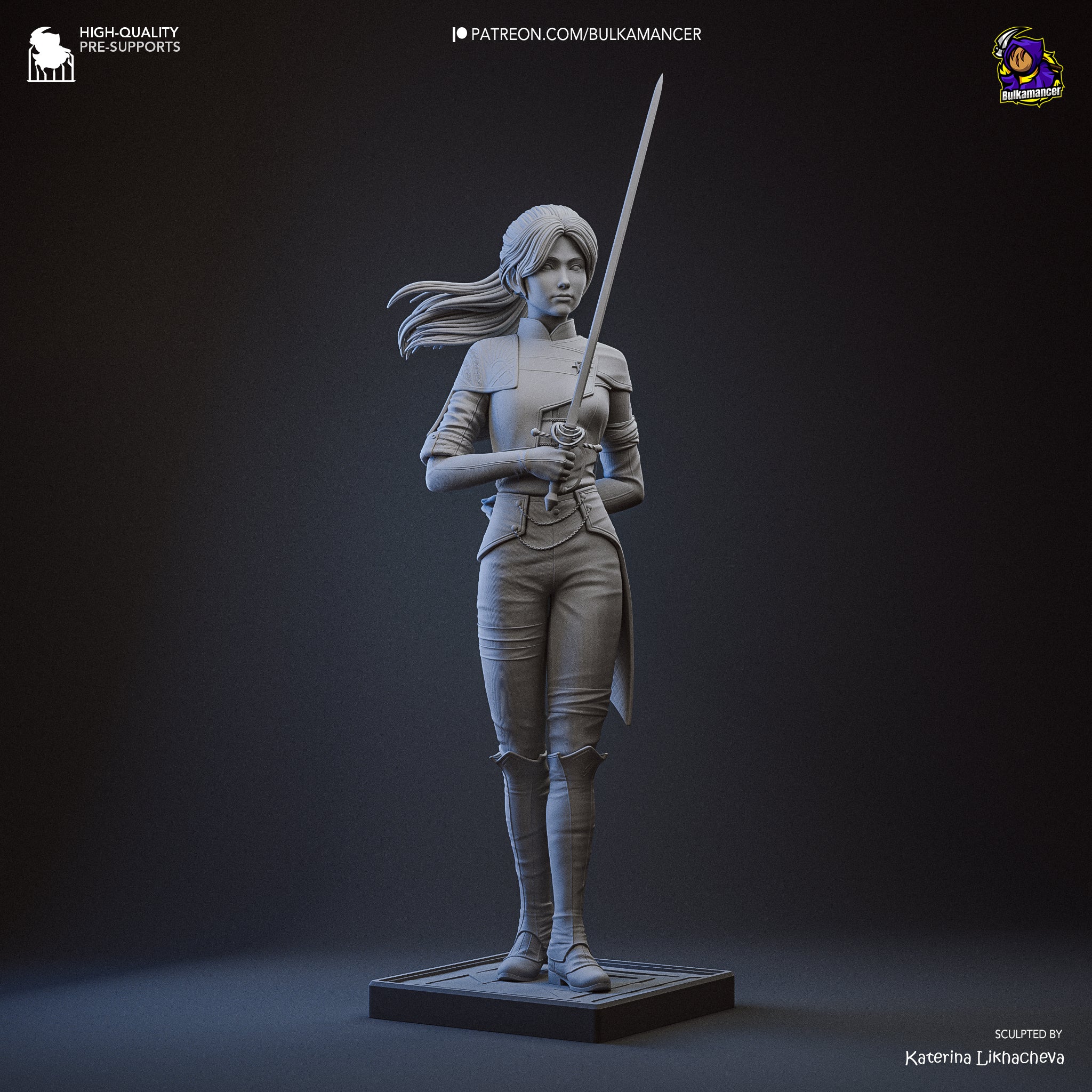 The Paintress | Hand-Painted 14K 3D Resin Figures | Garage Kit