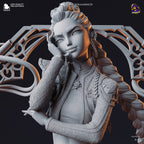 Half-Demon Singer | Hand-Painted 14K 3D Resin Figures | Garage Kit