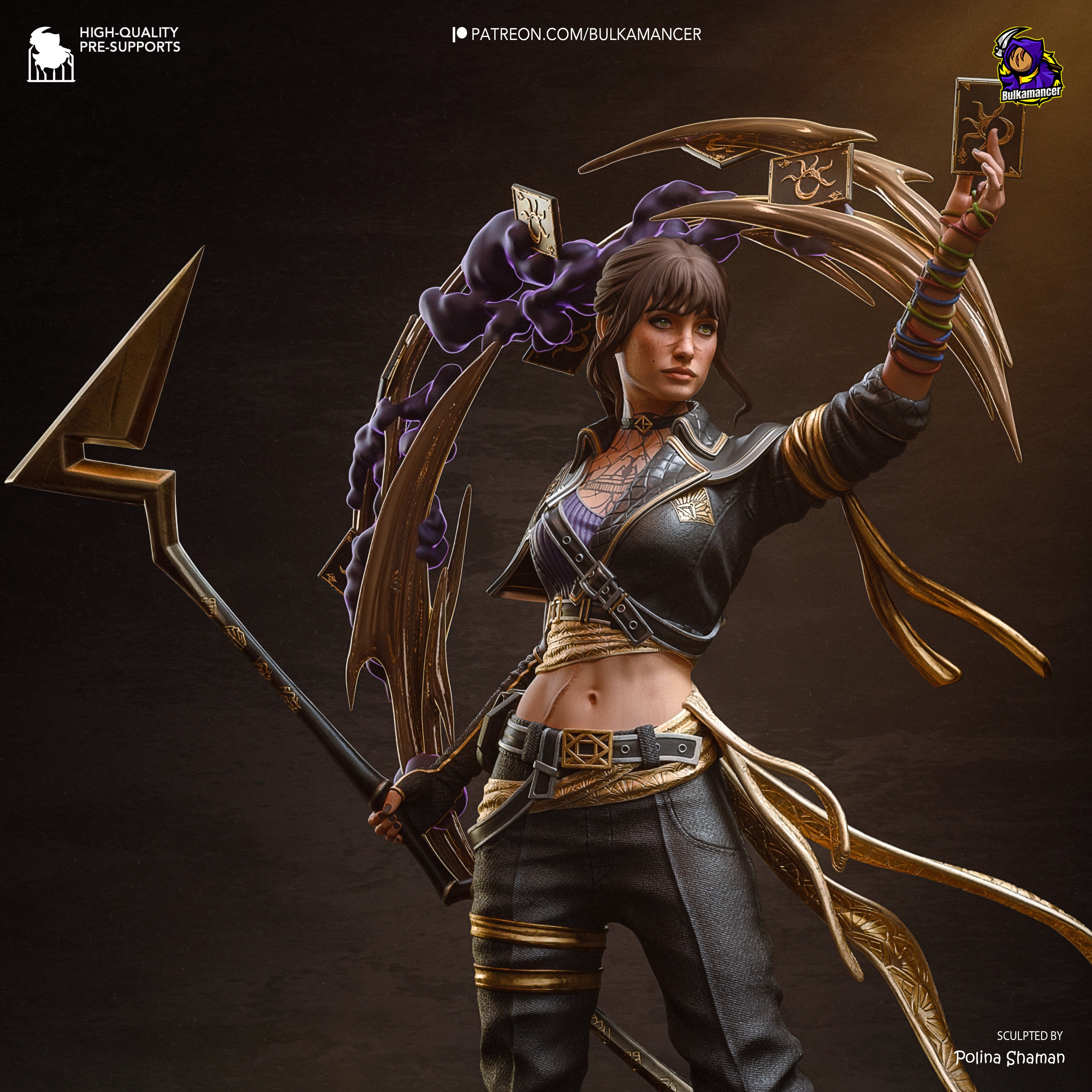 The Dark Cards | Hand-Painted 14K 3D Resin Figures | Garage Kit
