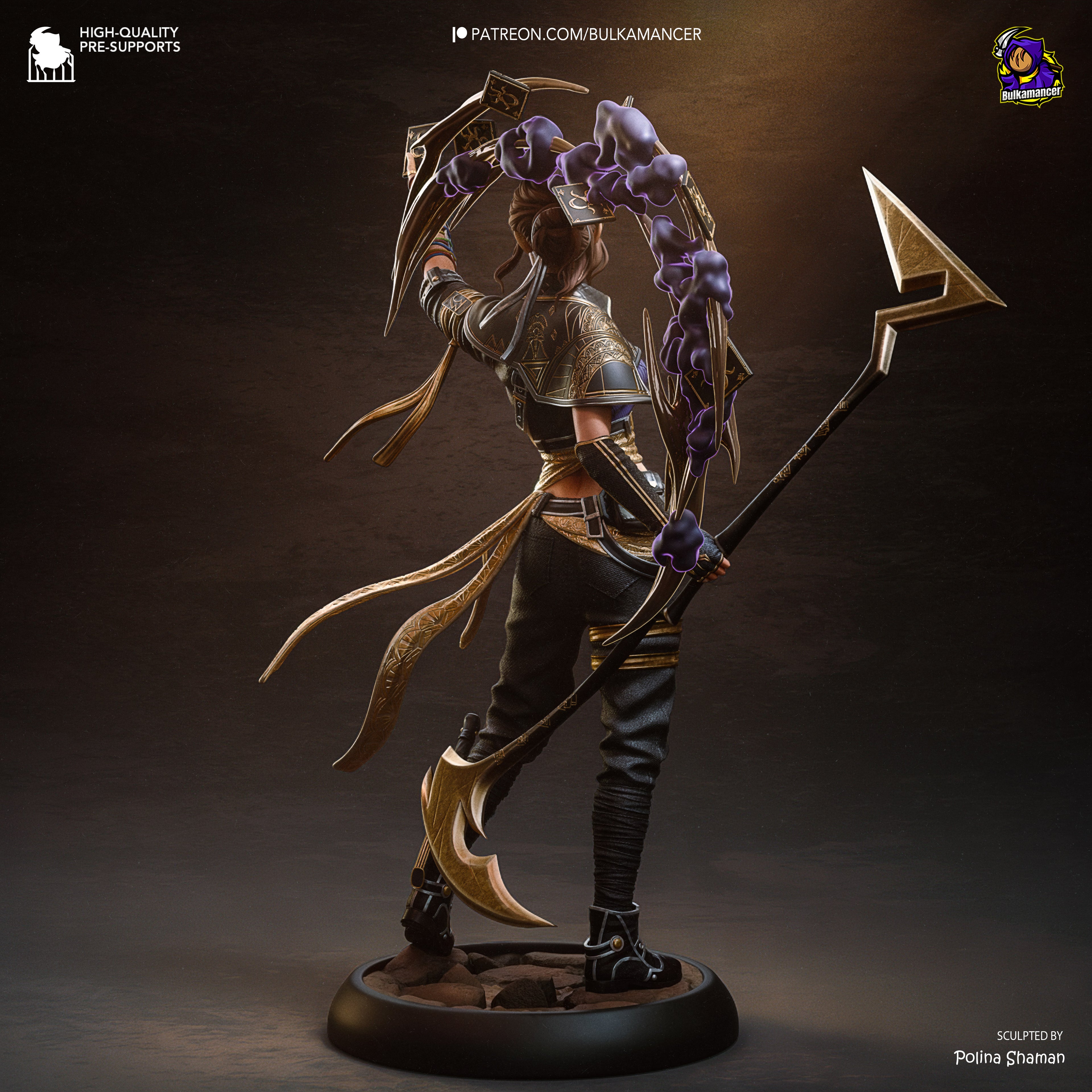 The Dark Cards | Hand-Painted 14K 3D Resin Figures | Garage Kit