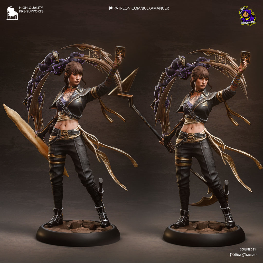 The Dark Cards | Hand-Painted 14K 3D Resin Figures | Garage Kit