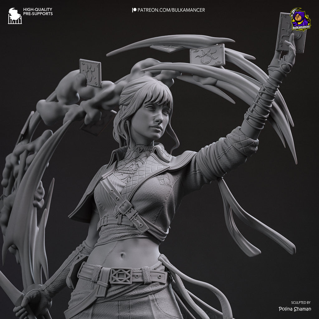 The Dark Cards | Hand-Painted 14K 3D Resin Figures | Garage Kit