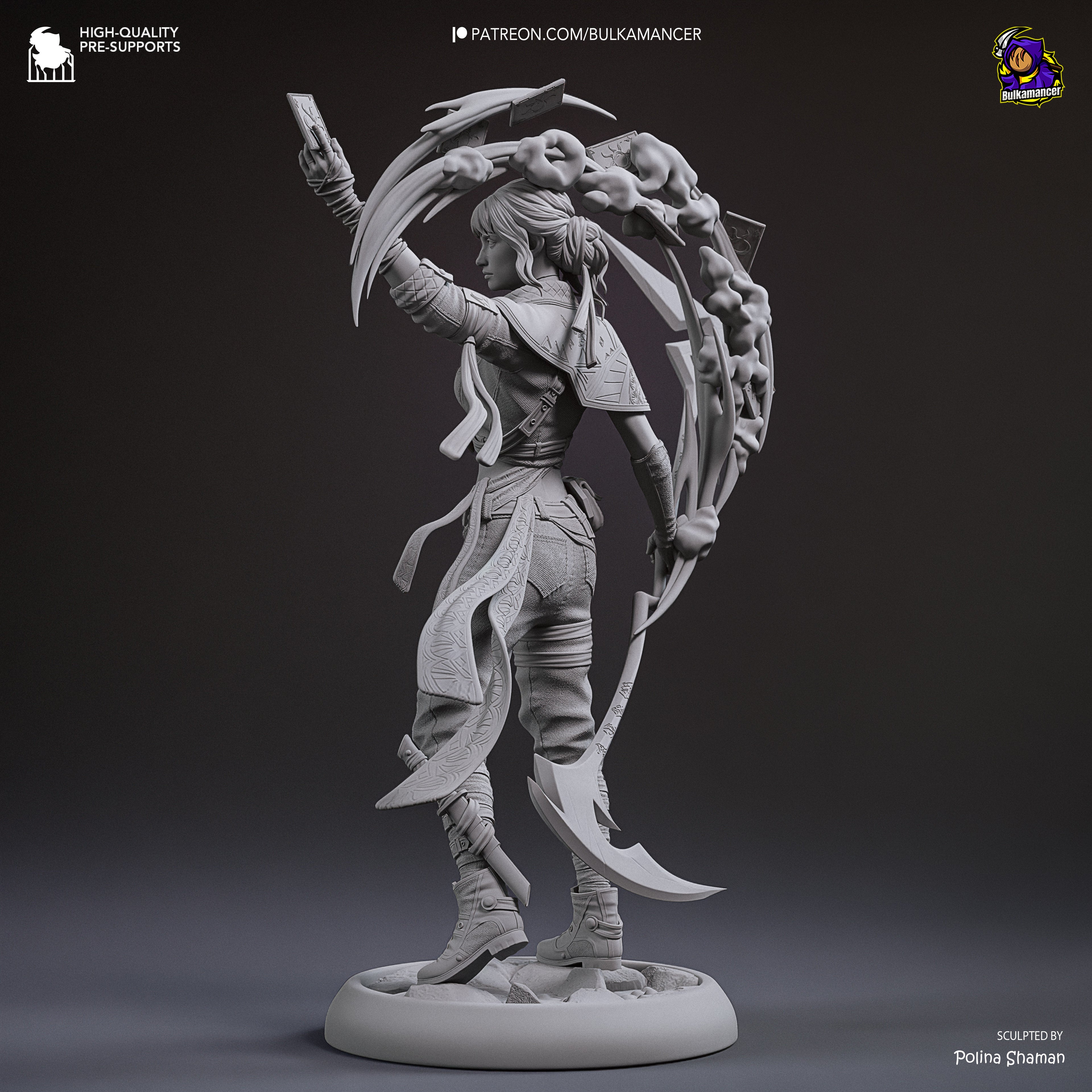 The Dark Cards | Hand-Painted 14K 3D Resin Figures | Garage Kit