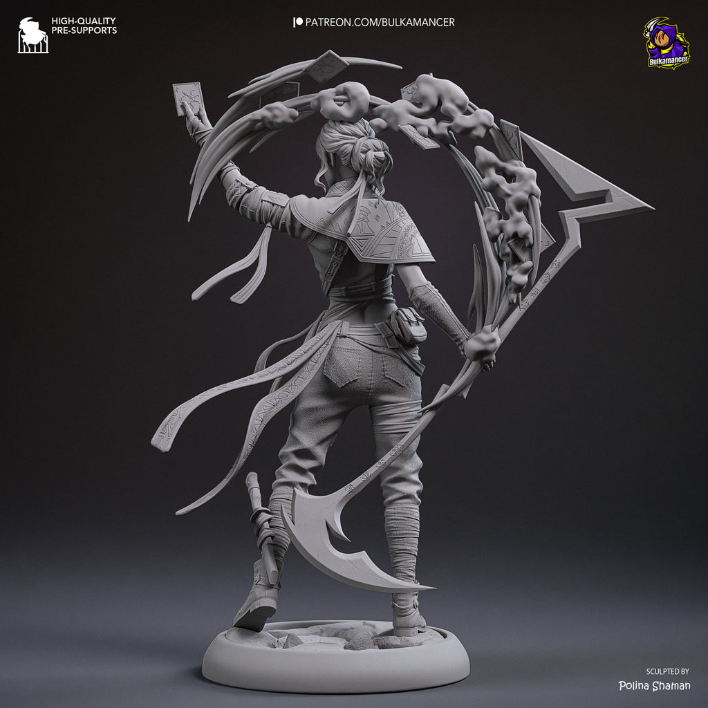 The Dark Cards | Hand-Painted 14K 3D Resin Figures | Garage Kit