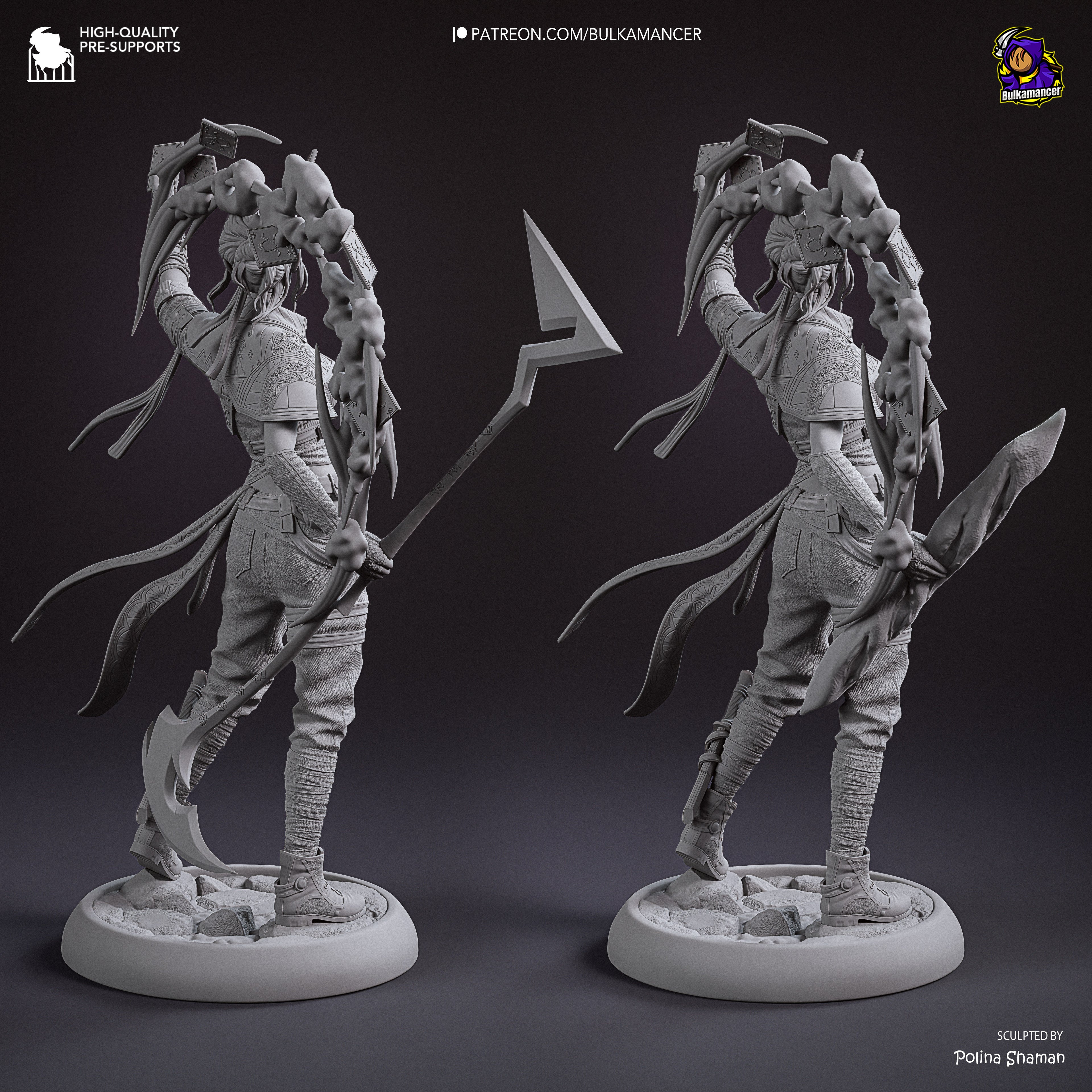 The Dark Cards | Hand-Painted 14K 3D Resin Figures | Garage Kit