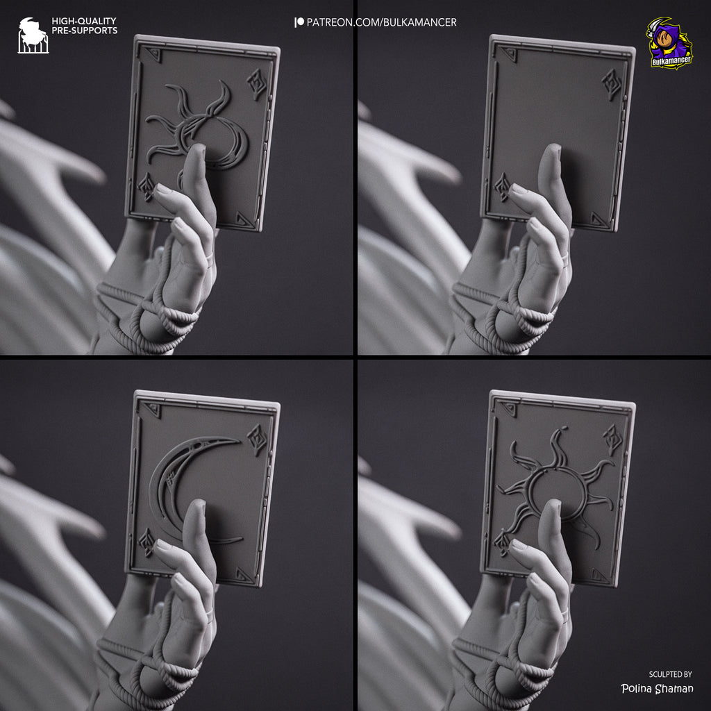 The Dark Cards | Hand-Painted 14K 3D Resin Figures | Garage Kit