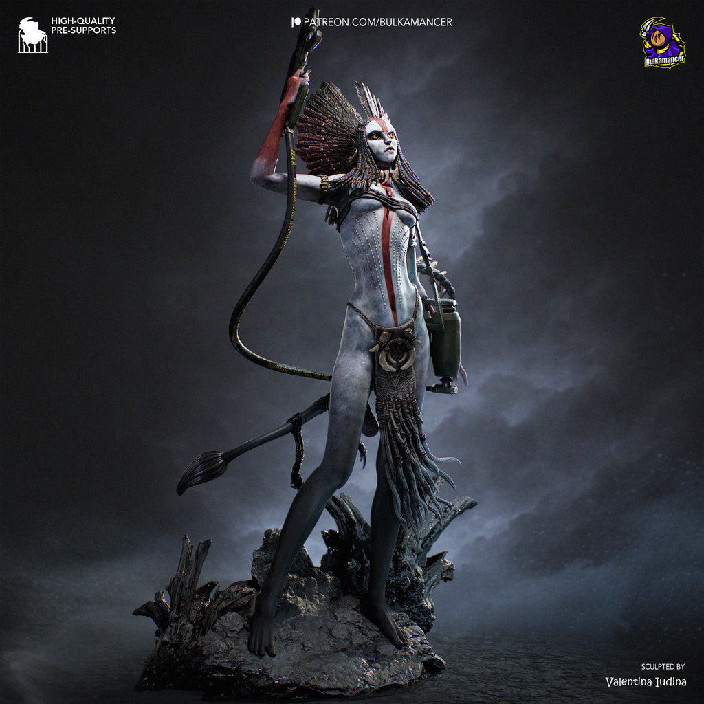 Queen of Flames | Hand-Painted 14K 3D Resin Figures | Garage Kit