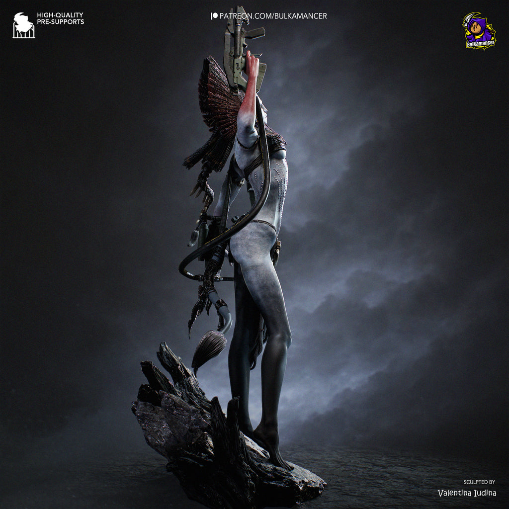 Queen of Flames | Hand-Painted 14K 3D Resin Figures | Garage Kit