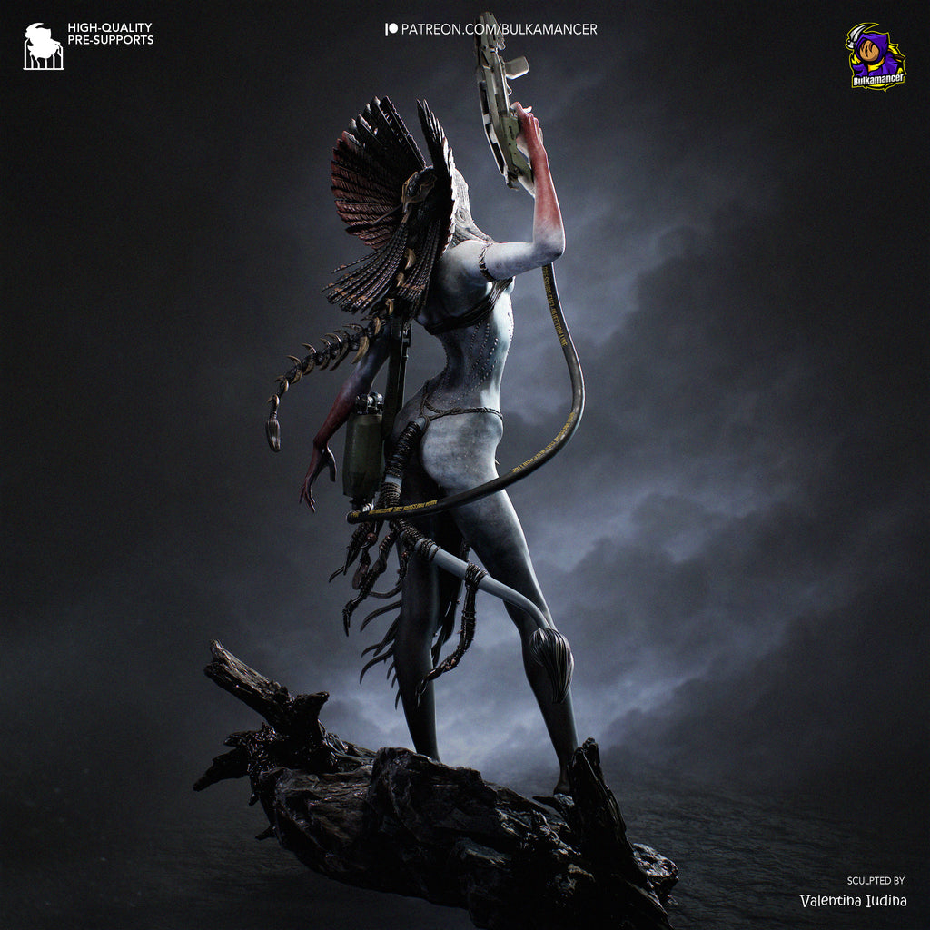 Queen of Flames | Hand-Painted 14K 3D Resin Figures | Garage Kit