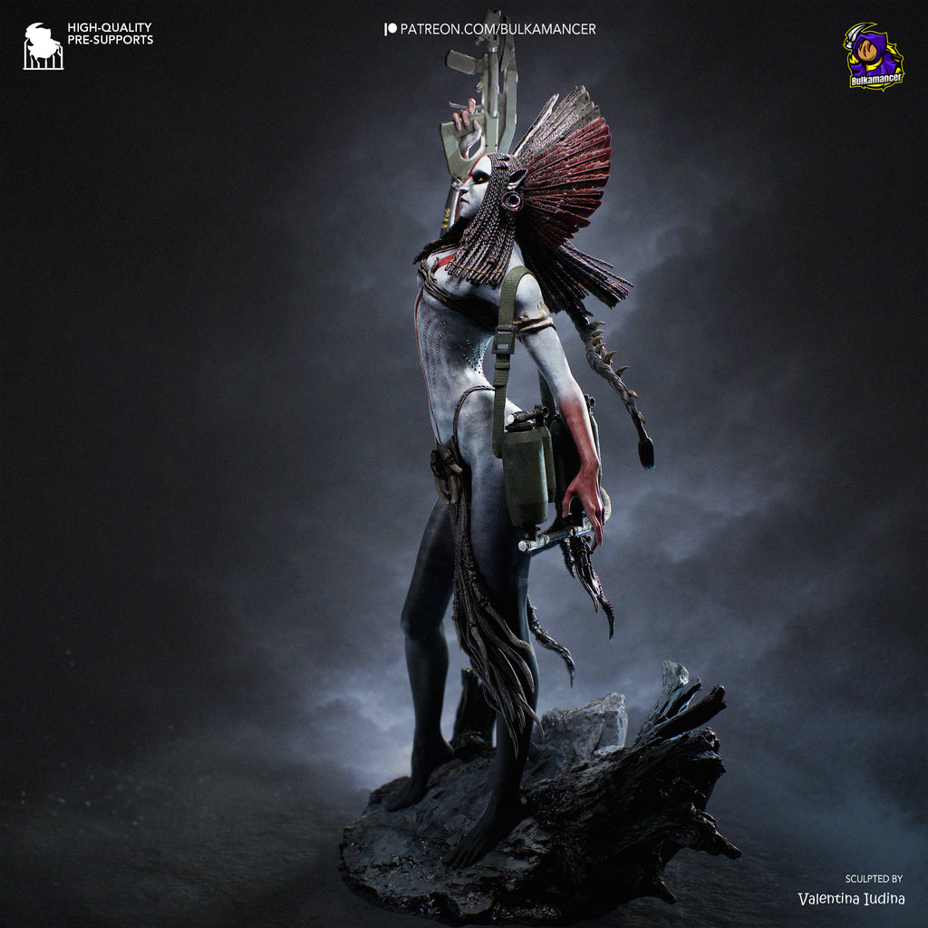 Queen of Flames | Hand-Painted 14K 3D Resin Figures | Garage Kit