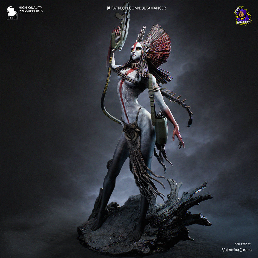 Queen of Flames | Hand-Painted 14K 3D Resin Figures | Garage Kit