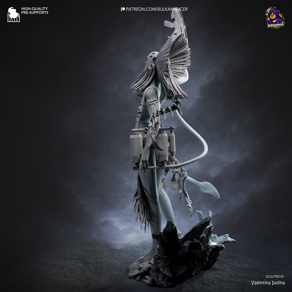 Queen of Flames | Hand-Painted 14K 3D Resin Figures | Garage Kit