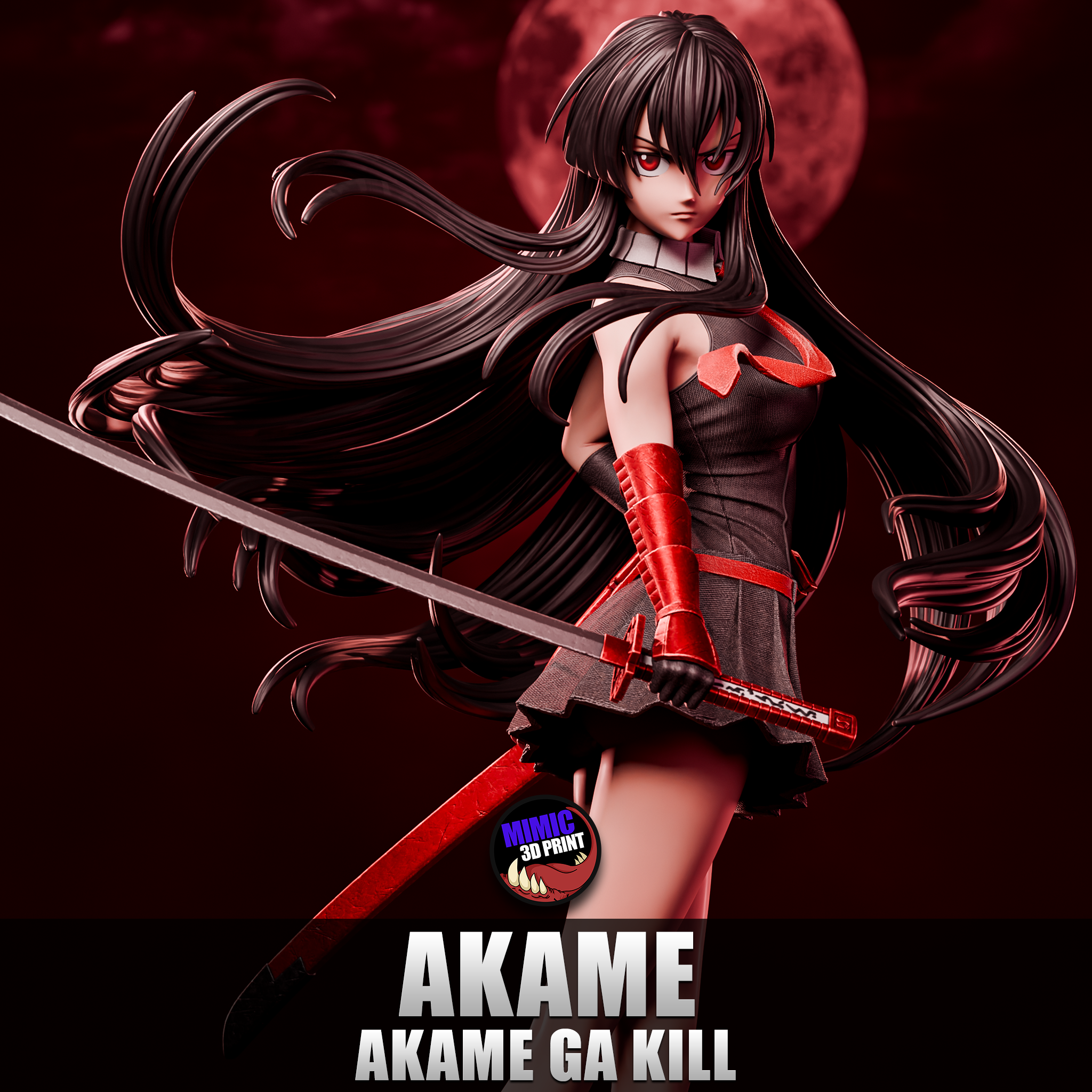 Letal Assassin | Hand-Painted 14K 3D Resin Figures | Garage Kit