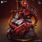 Alexstrasza – World of Warcraft resin collector statue dragon base detail