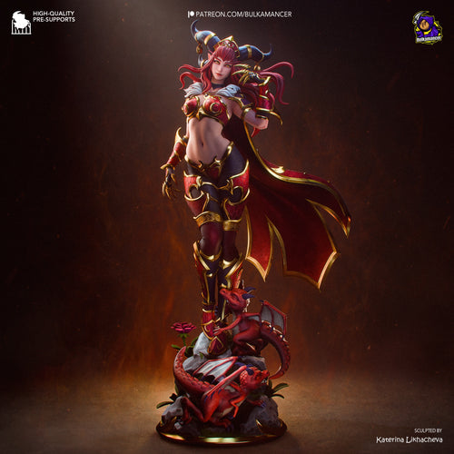 Alexstrasza – World of Warcraft resin collector statue full front view