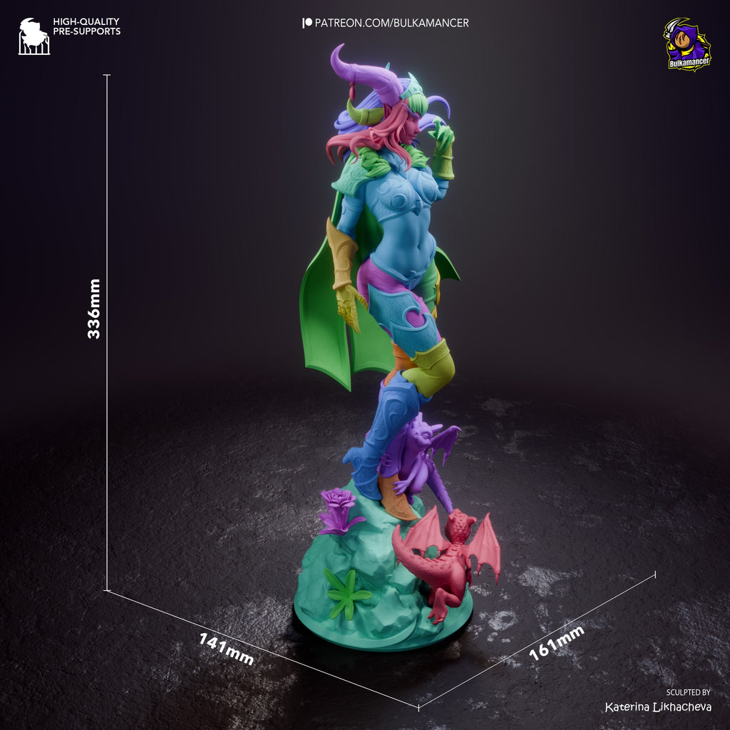 Alexstrasza – 1/8 scale statue dimensions 161 x 141 x 336 mm