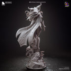 Alexstrasza – unpainted resin sculpt rear view