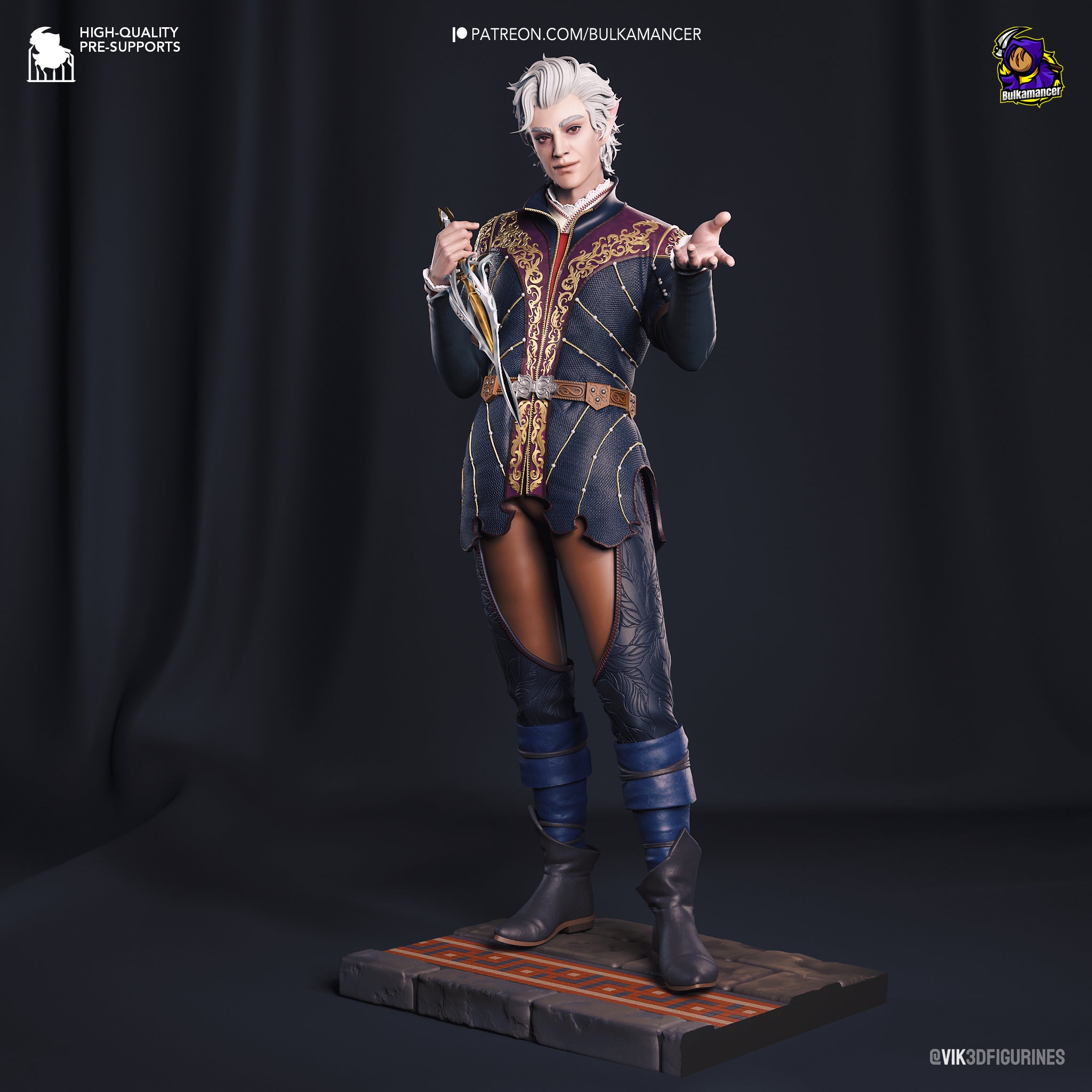 Vampire| Hand-Painted 14K 3D Resin Figures | Garage Kit