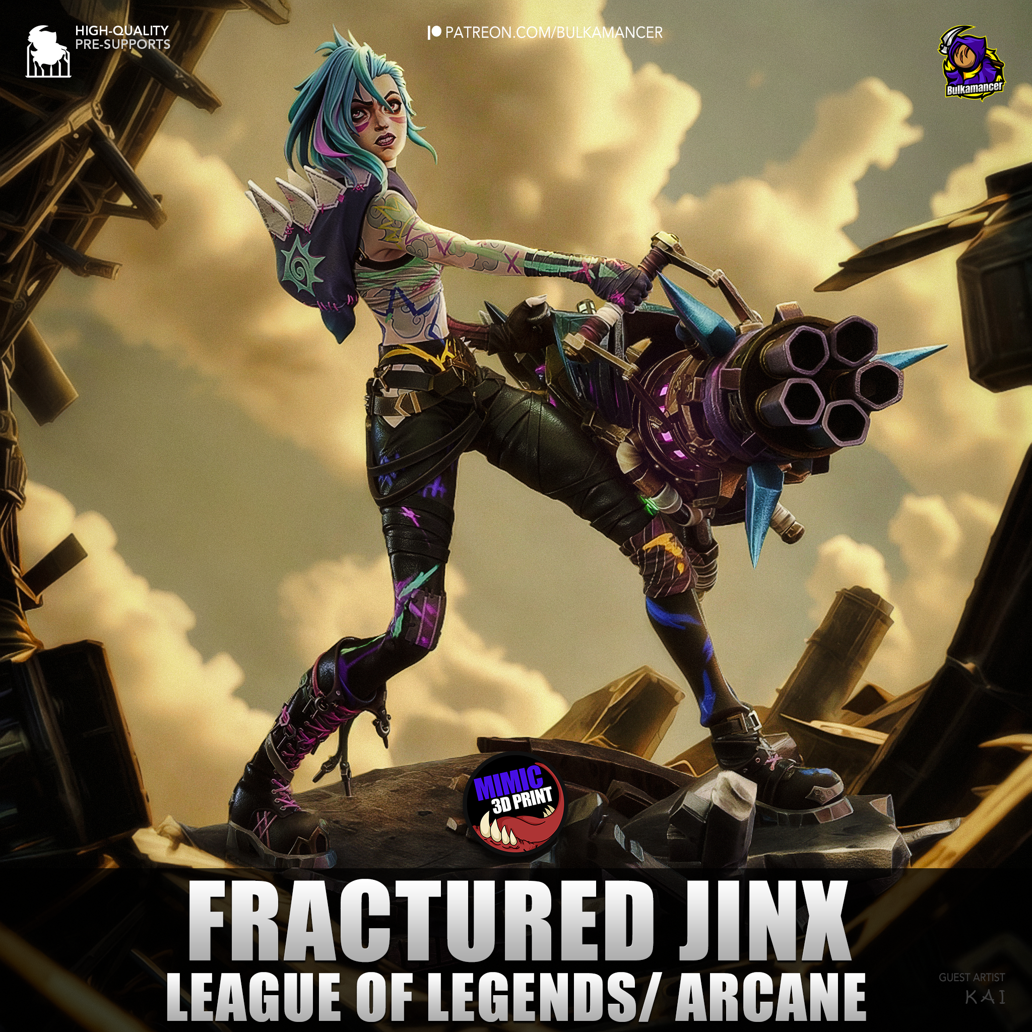 | Hand-Painted 14K 3D Resin Figures | Garage Kit