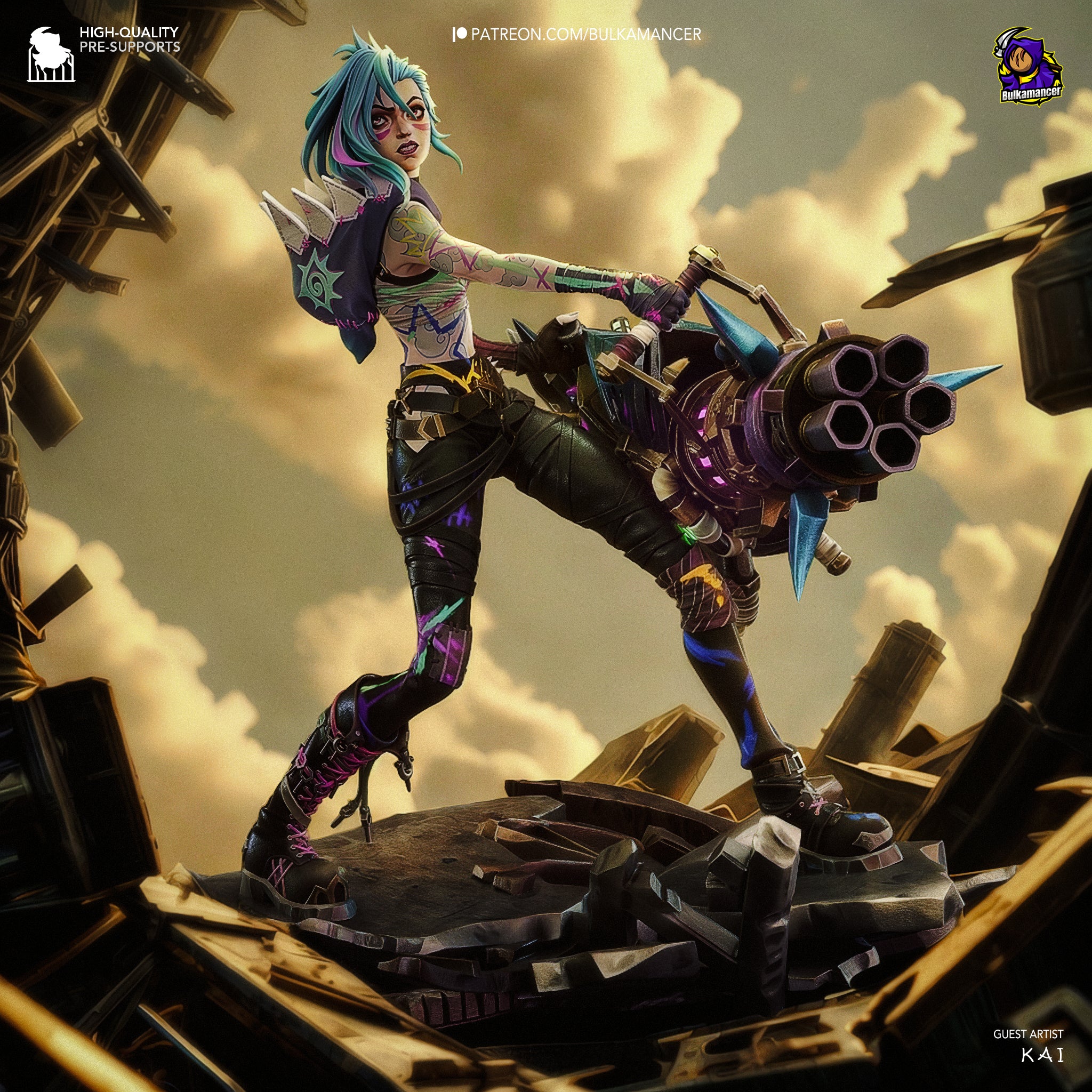| Hand-Painted 14K 3D Resin Figures | Garage Kit