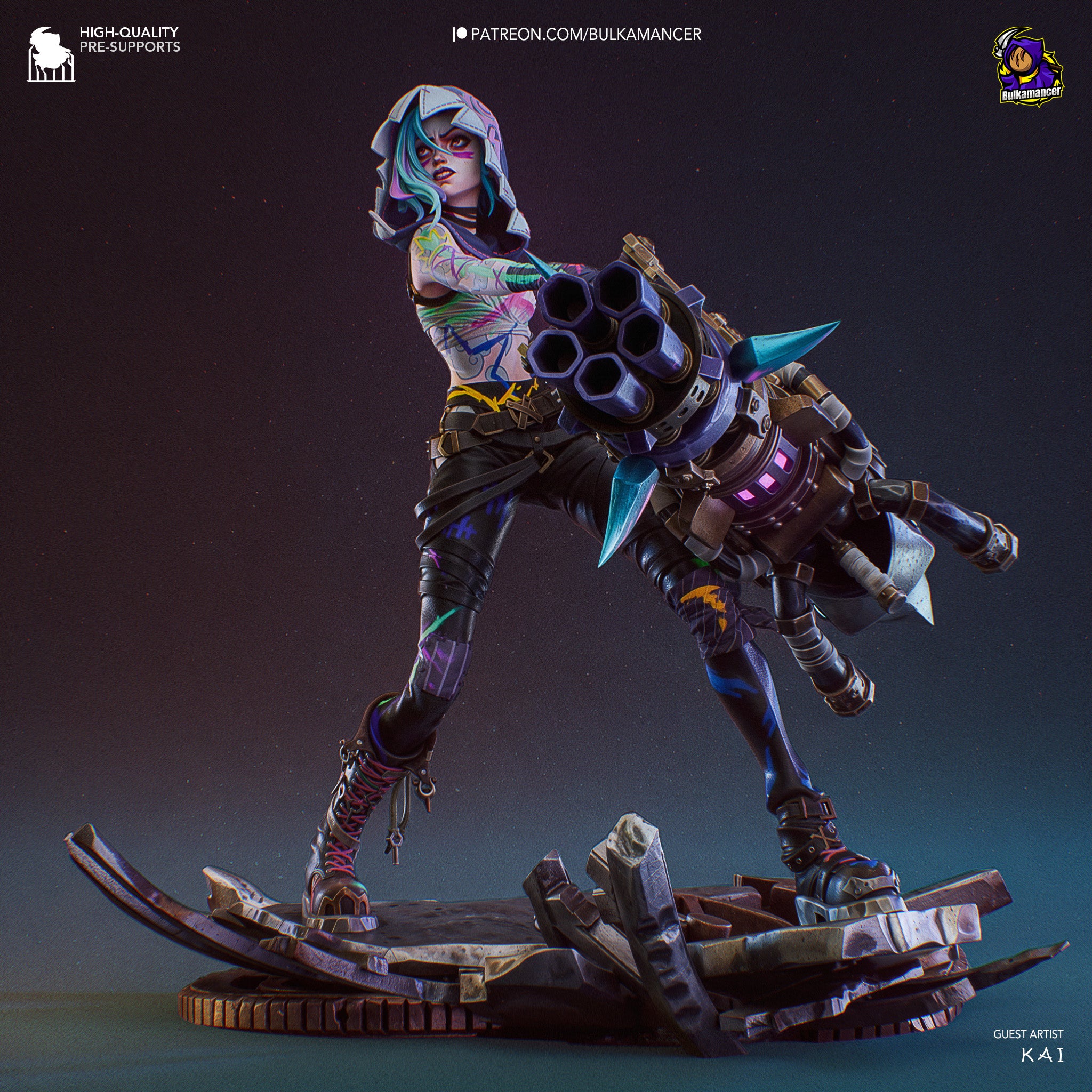 | Hand-Painted 14K 3D Resin Figures | Garage Kit
