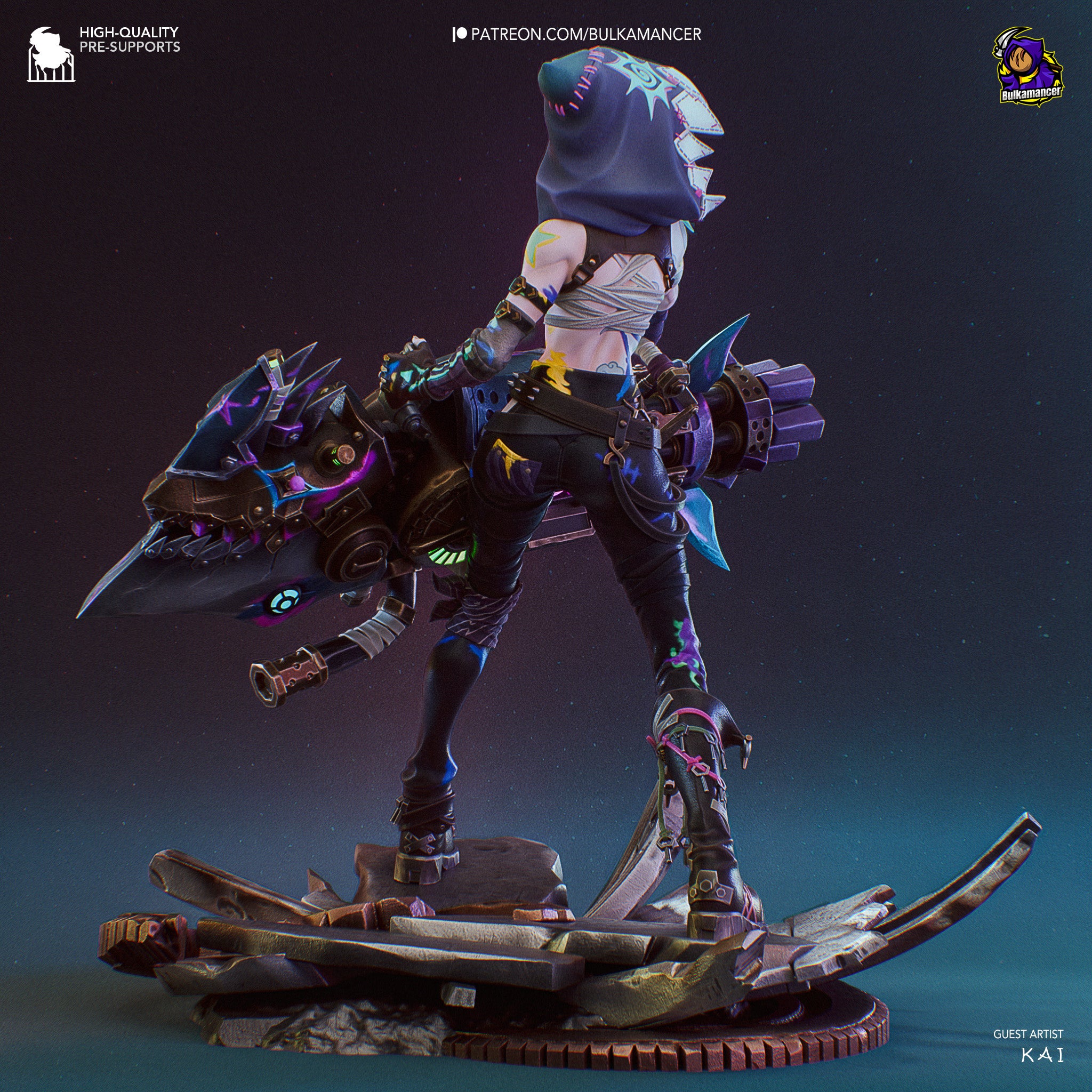 | Hand-Painted 14K 3D Resin Figures | Garage Kit