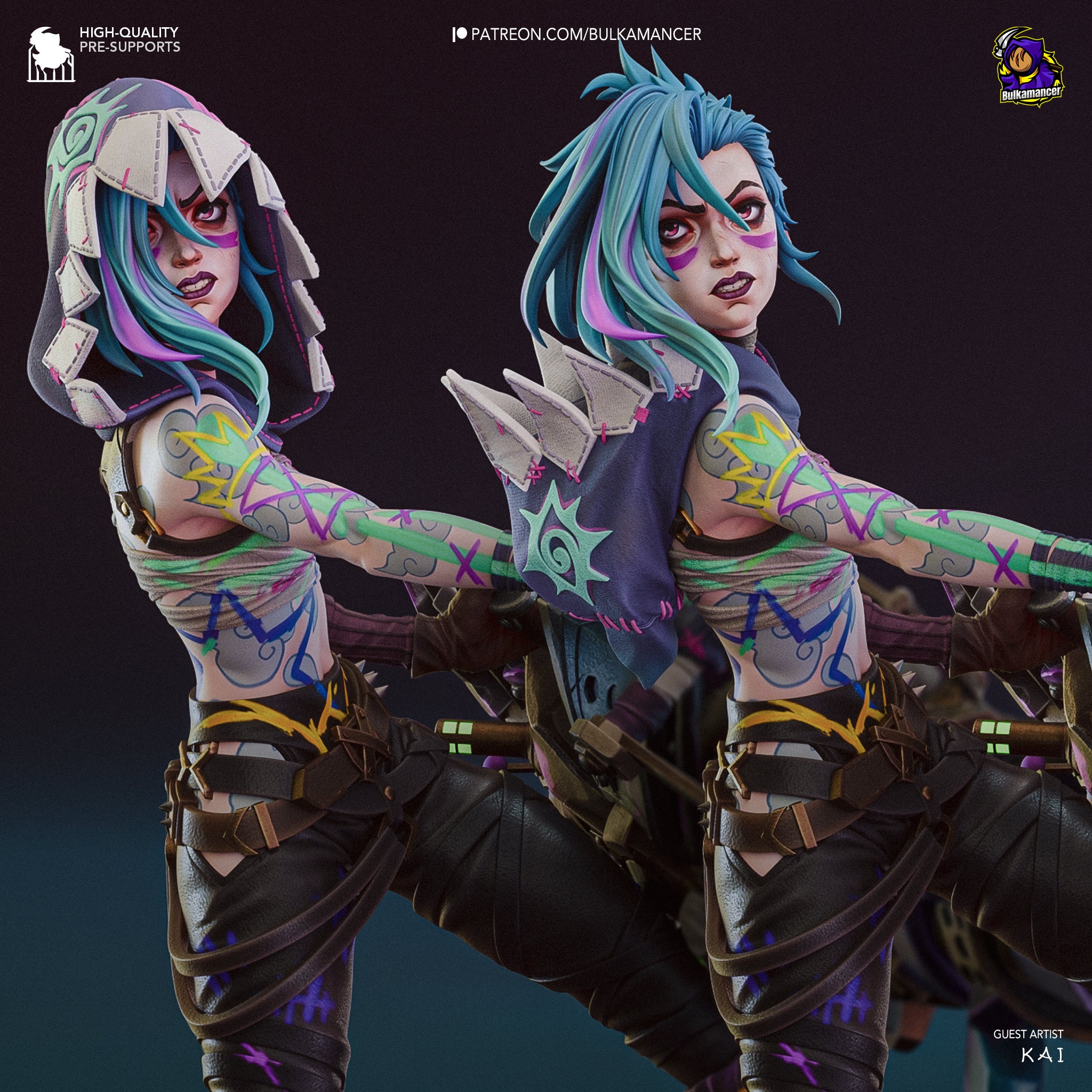 | Hand-Painted 14K 3D Resin Figures | Garage Kit