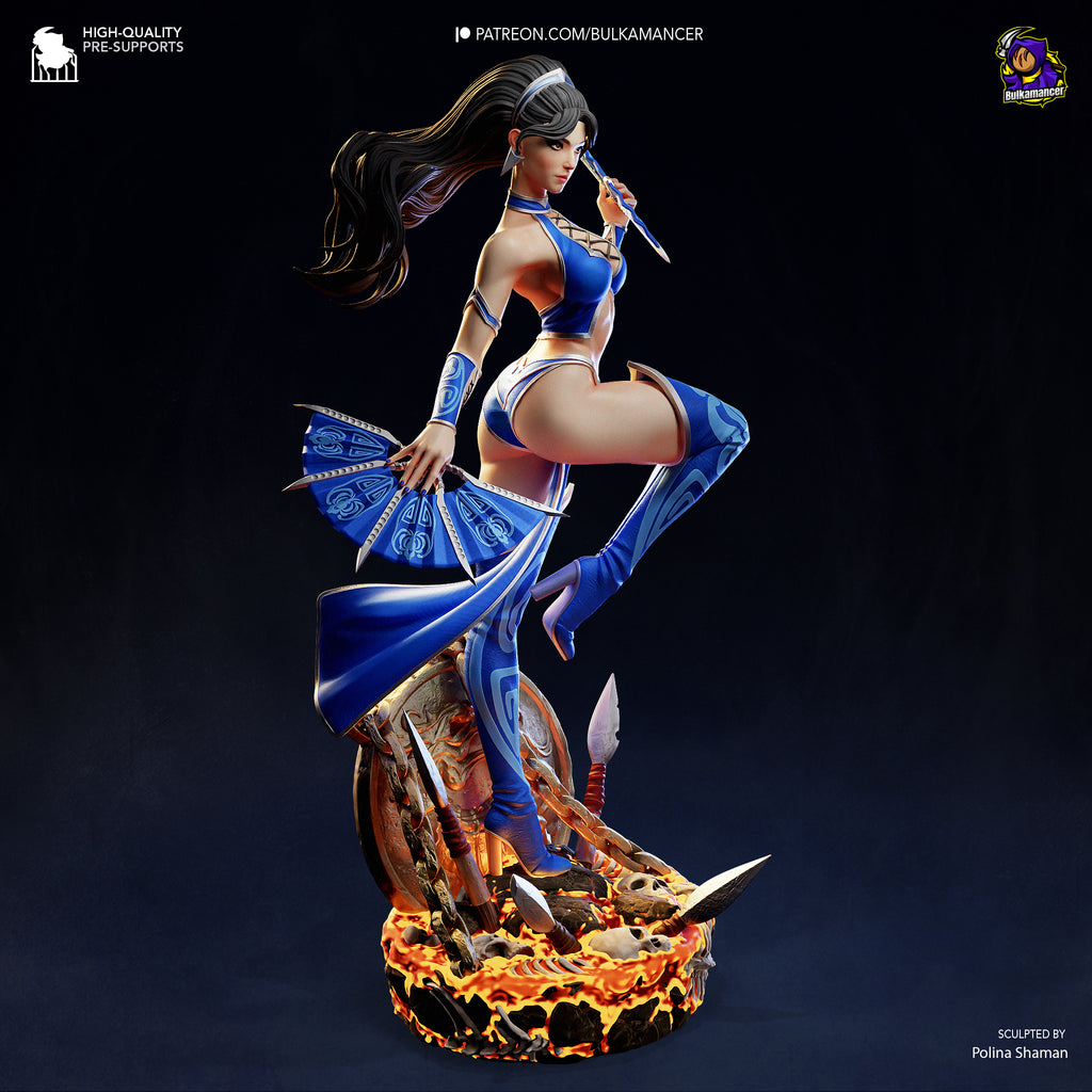 Feather Thrower | Hand-Painted 14K 3D Resin Figures | Garage Kit