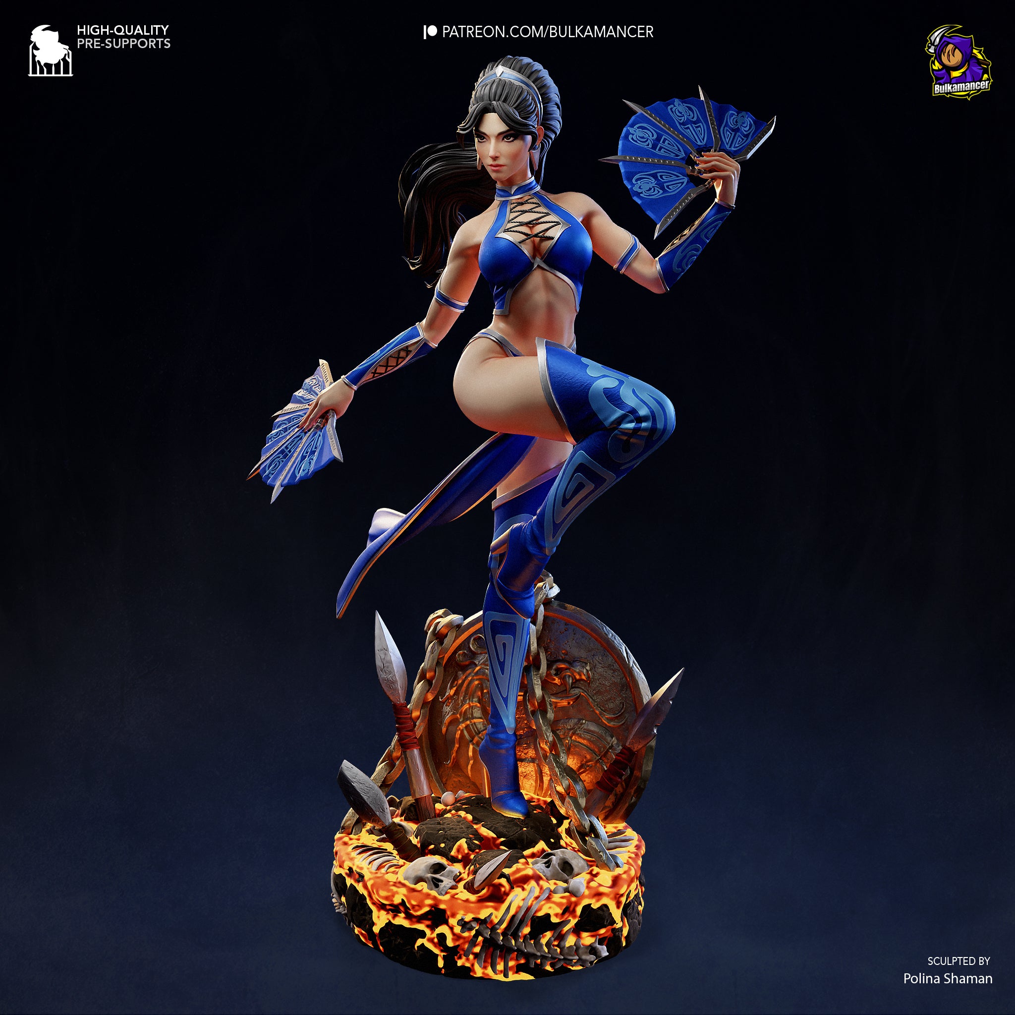 Feather Thrower | Hand-Painted 14K 3D Resin Figures | Garage Kit