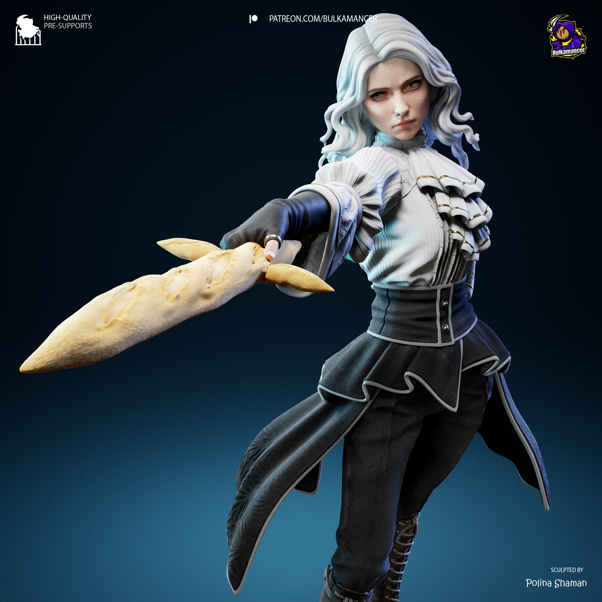 The Real Paintress | Hand-Painted 14K 3D Resin Figures | Garage Kit