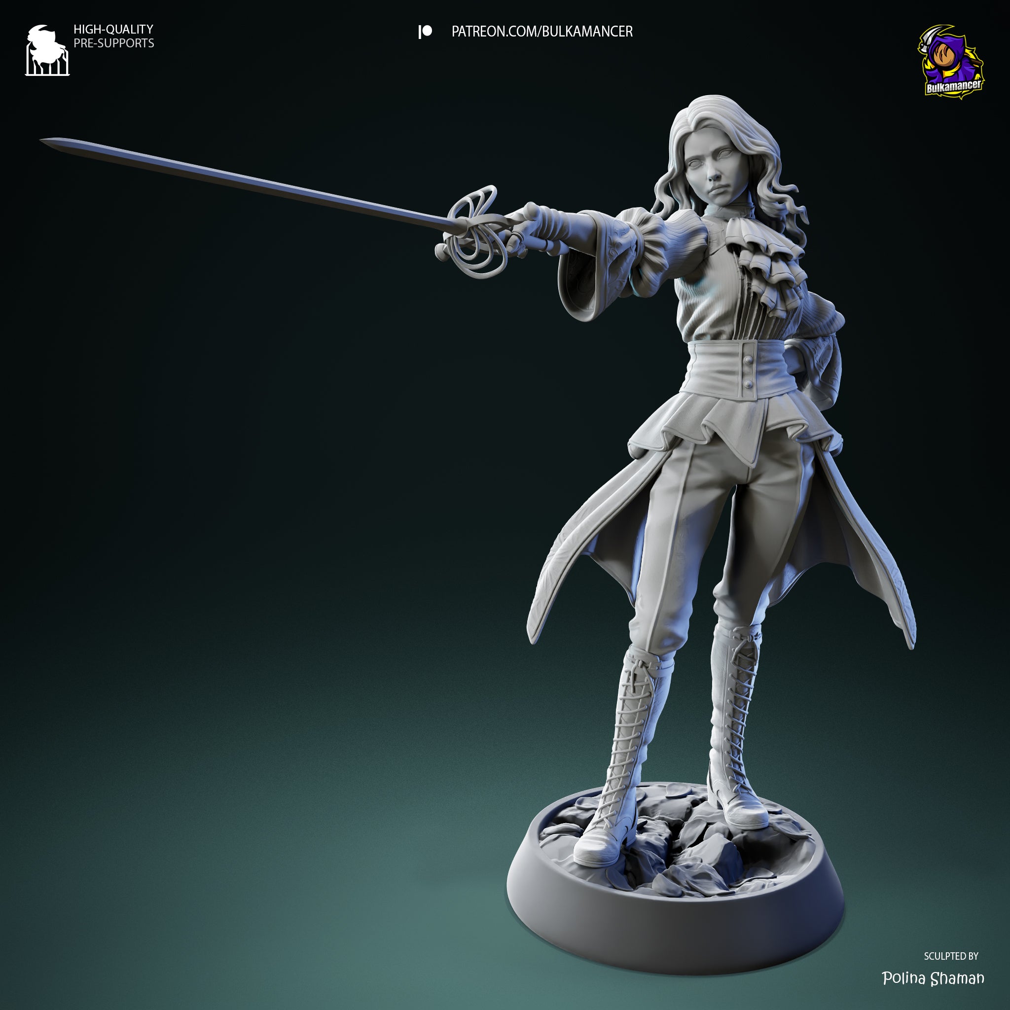The Real Paintress | Hand-Painted 14K 3D Resin Figures | Garage Kit