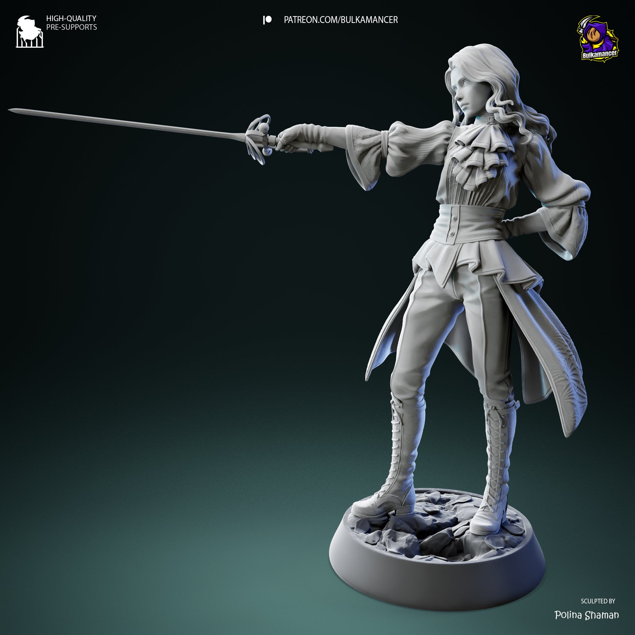 The Real Paintress | Hand-Painted 14K 3D Resin Figures | Garage Kit