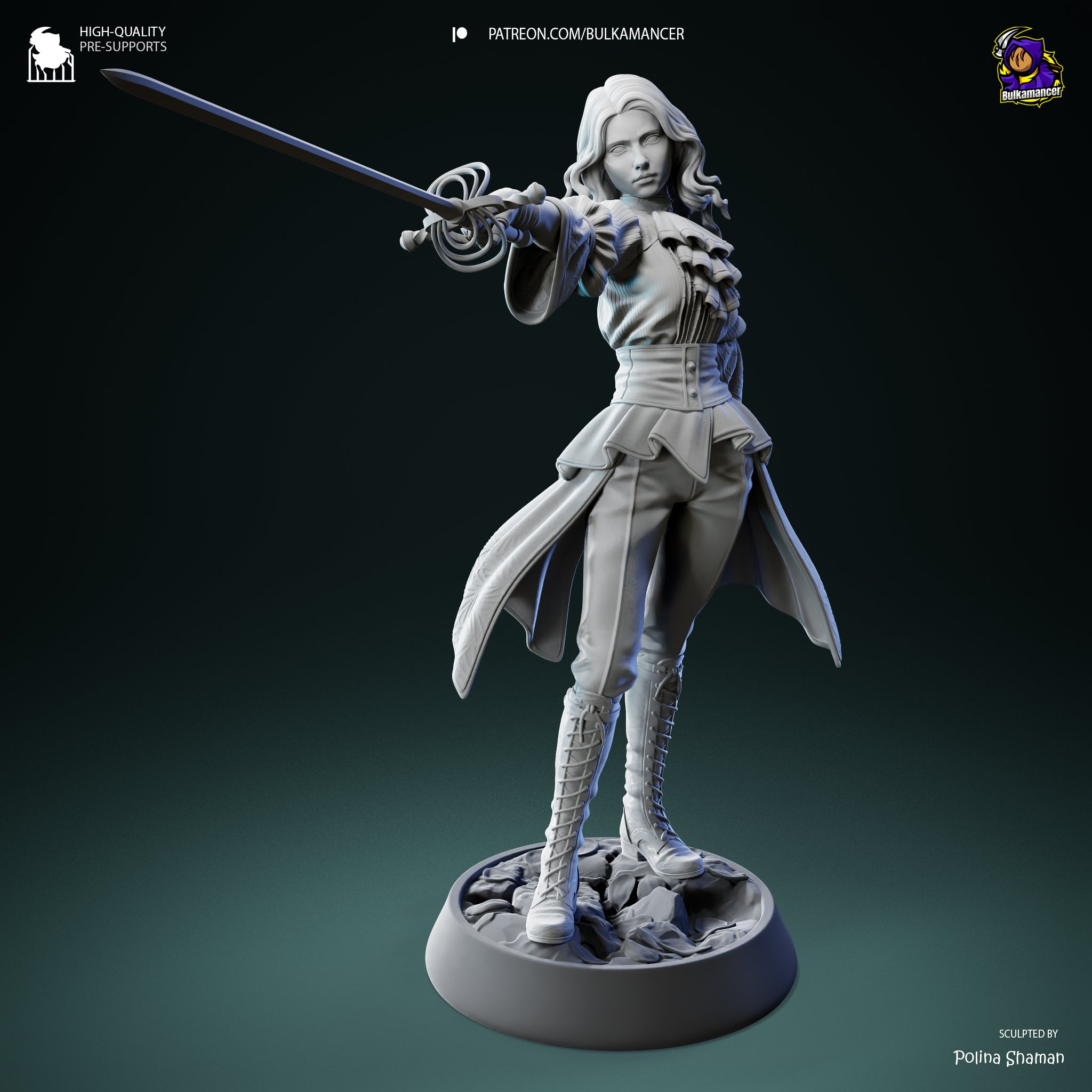 The Real Paintress | Hand-Painted 14K 3D Resin Figures | Garage Kit