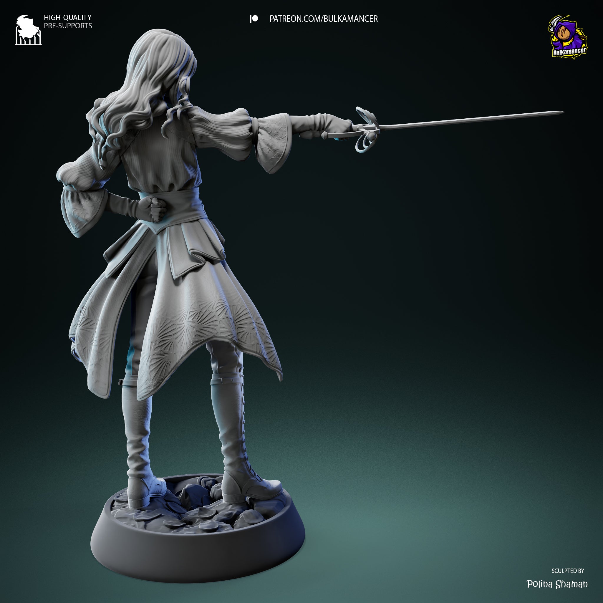 The Real Paintress | Hand-Painted 14K 3D Resin Figures | Garage Kit
