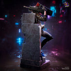 Valerie – Cyberpunk 2077 resin collector statue rear view