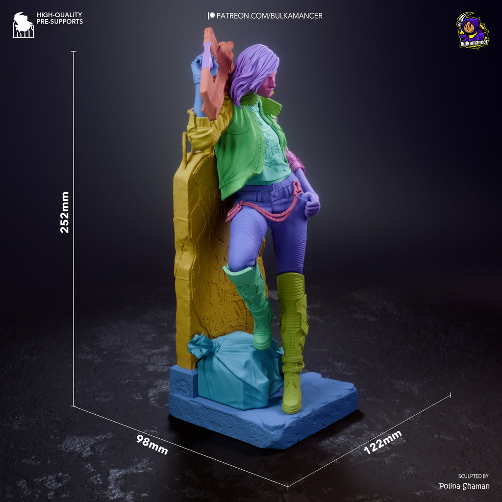 Valerie – 1/8 scale statue dimensions 122 x 98 x 252 mm