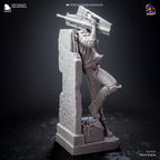 Valerie – resin collector statue unpainted rear view